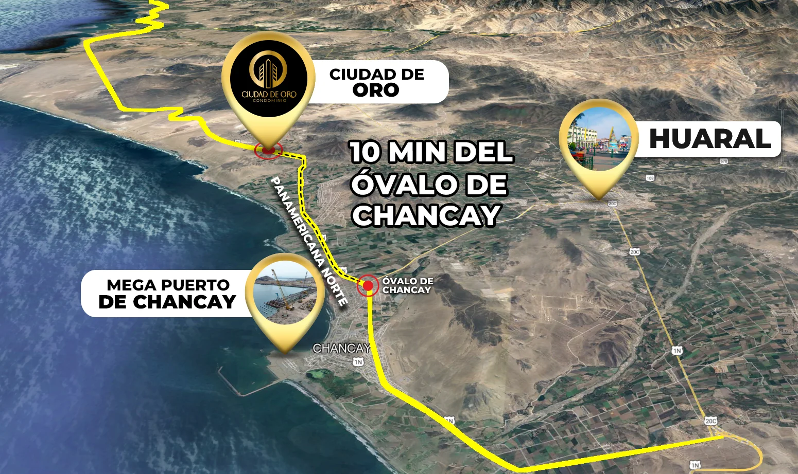 Ubicación de Ciudad de Oro